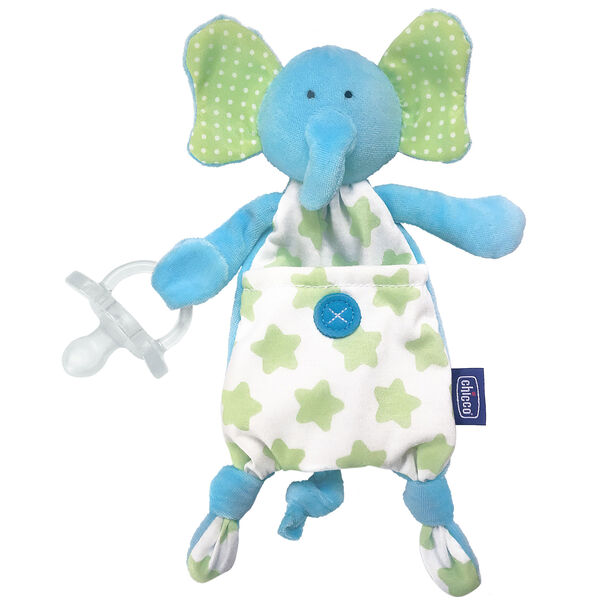 Chicco Pocket Buddies Elephant Natural Fit Pacifier Holder for sale online
